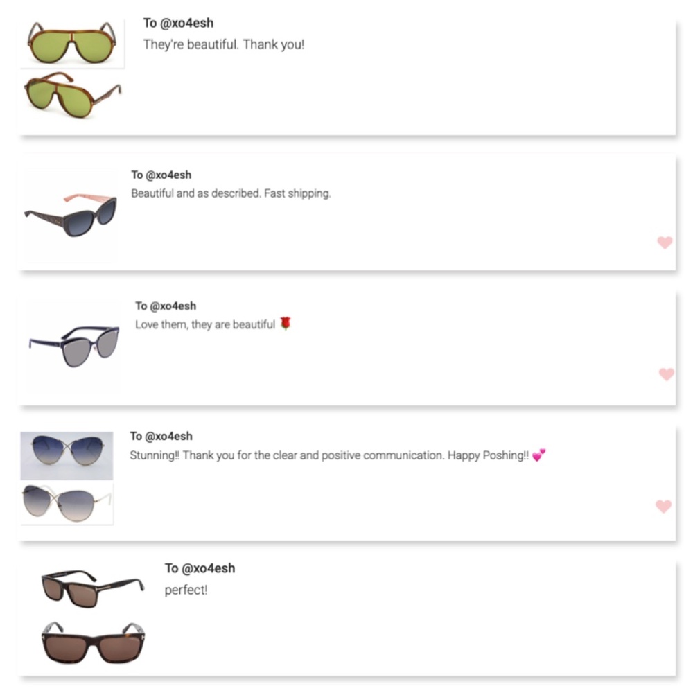 New TOM FORD Anouk Butterfly Black Sunglasses - Picture 15 of 16